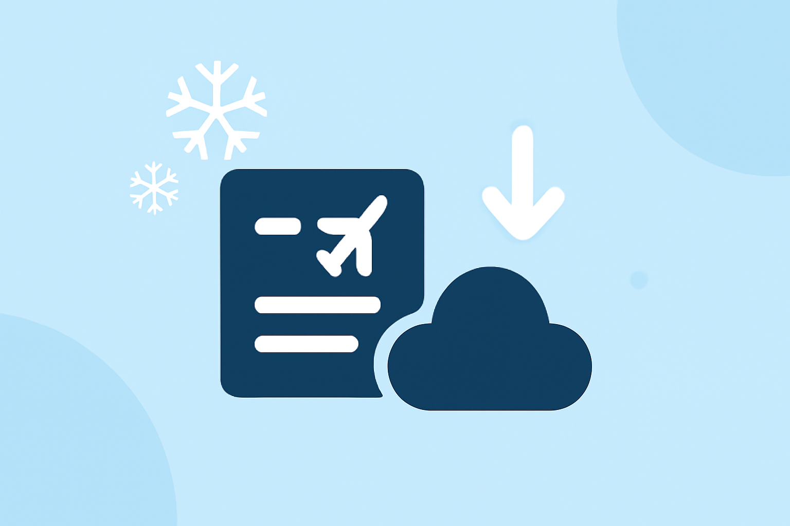 Snow at Your Departure Airport: Essential Tips Before You Fly