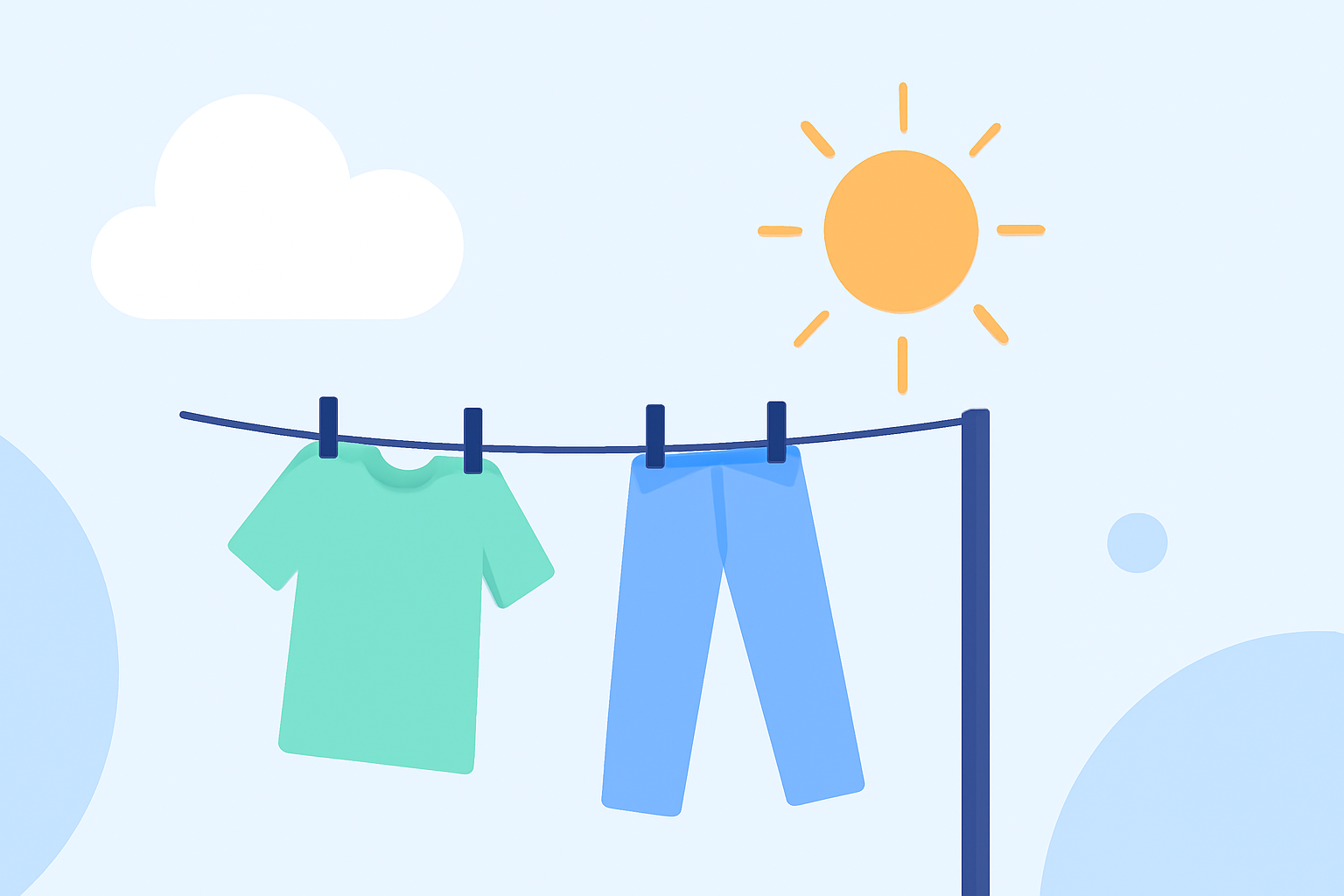Optimal Weather Conditions for Outdoor Laundry Drying