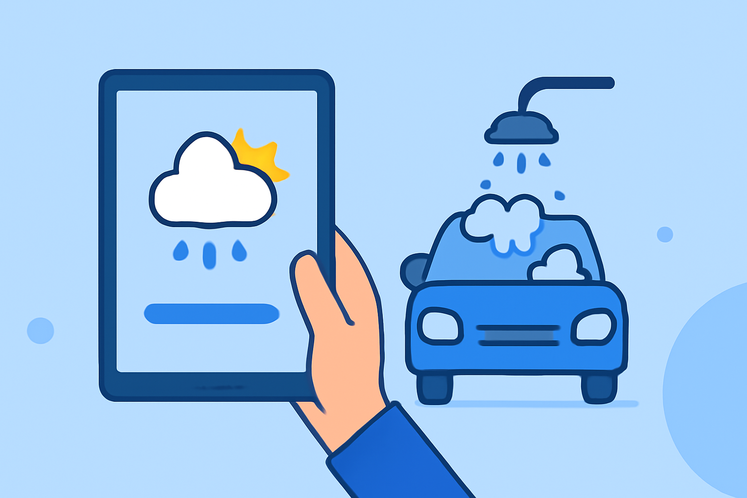 An Introduction to Using Weather Apps for Car Washing on Your Tablet