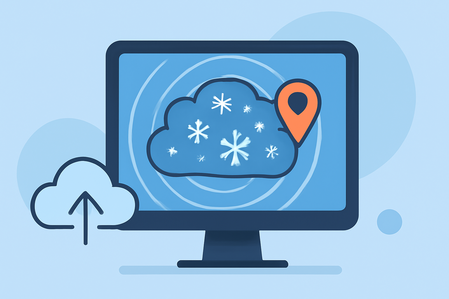 Animated Weather Radar for Beginners During Winter Storms