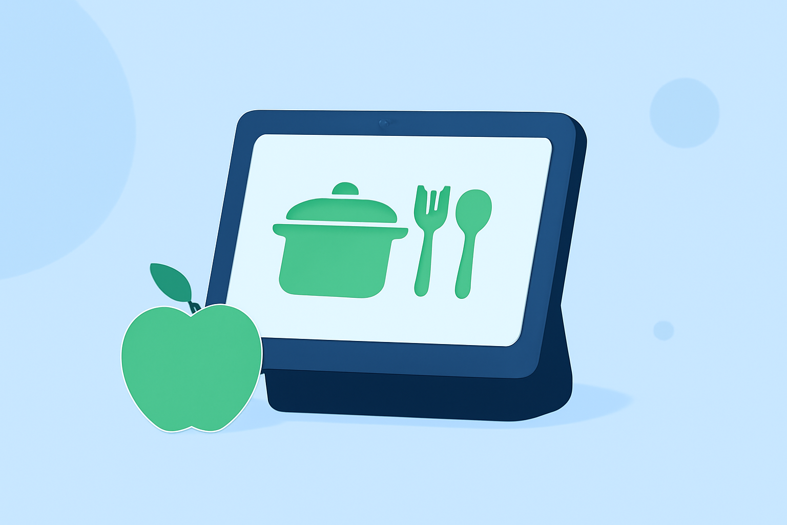 Easy Hurricane Food Prep on a Smart Display