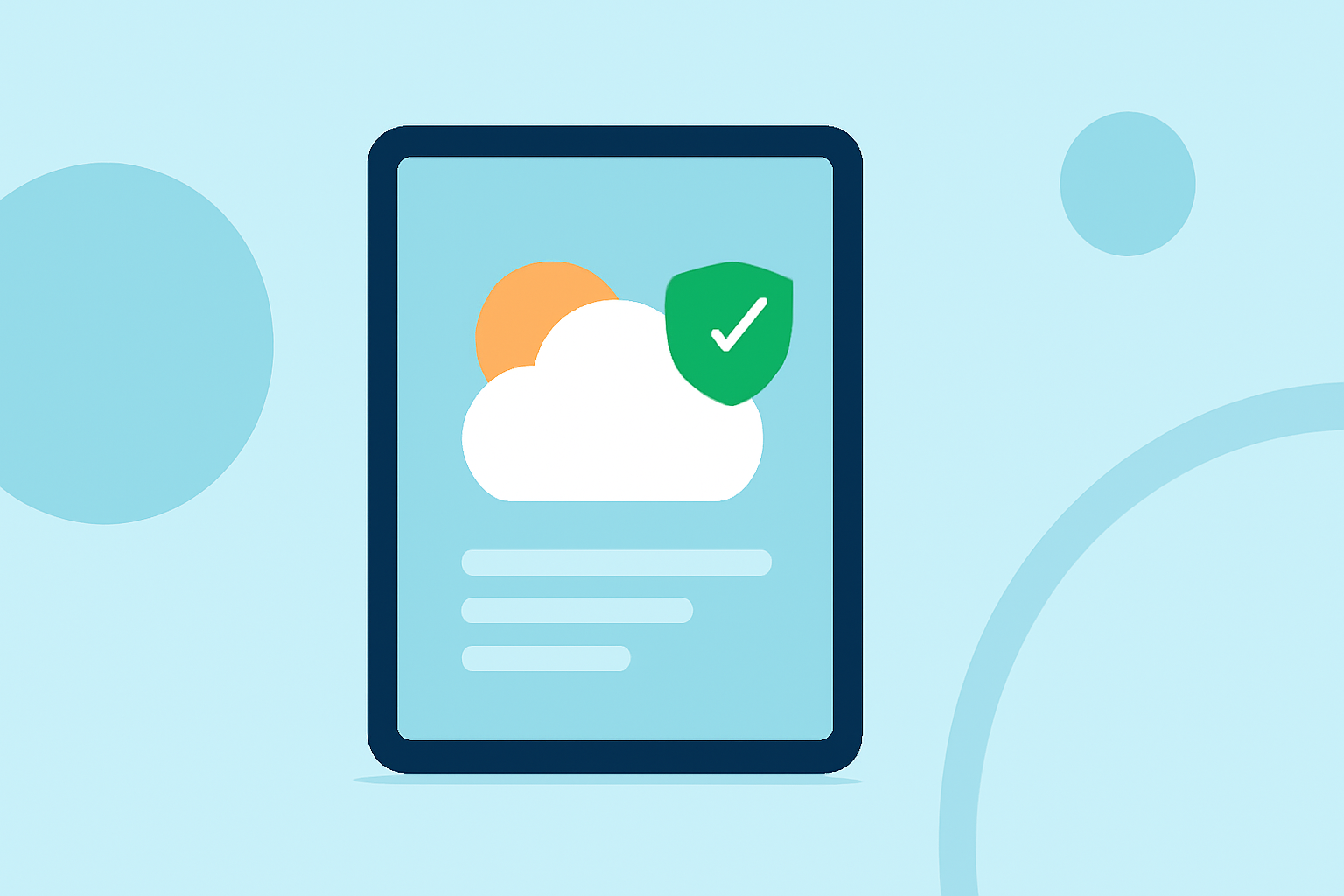 Weather Widget Privacy Tutorial on iPad