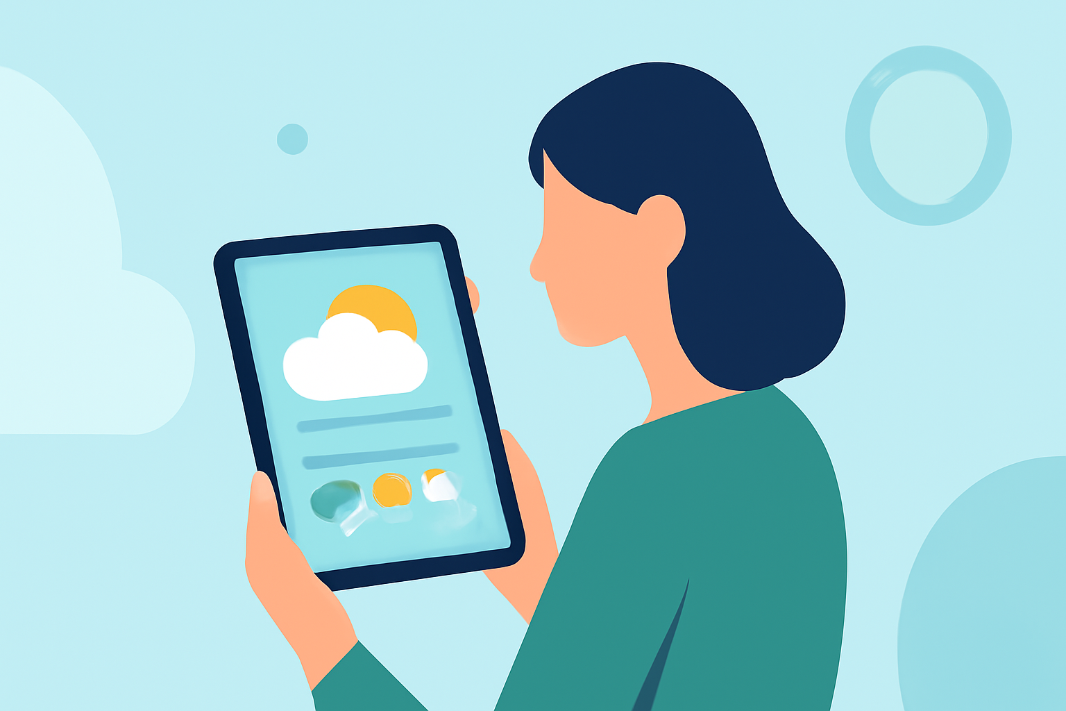 Planning Outdoor Pilates with Accurate Weather Forecasts on Your iPad