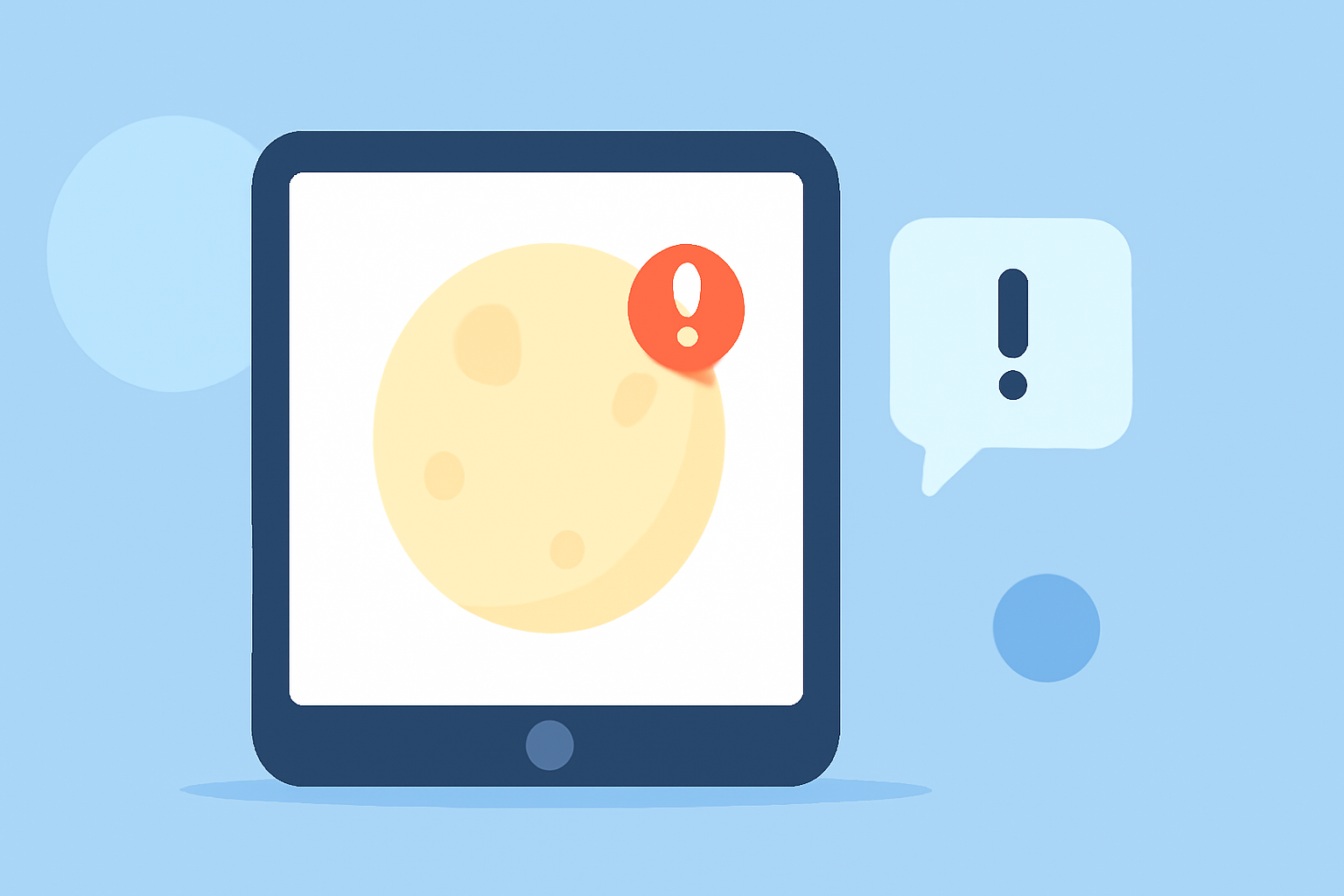 Understanding Full Moon Notifications on a Tablet
