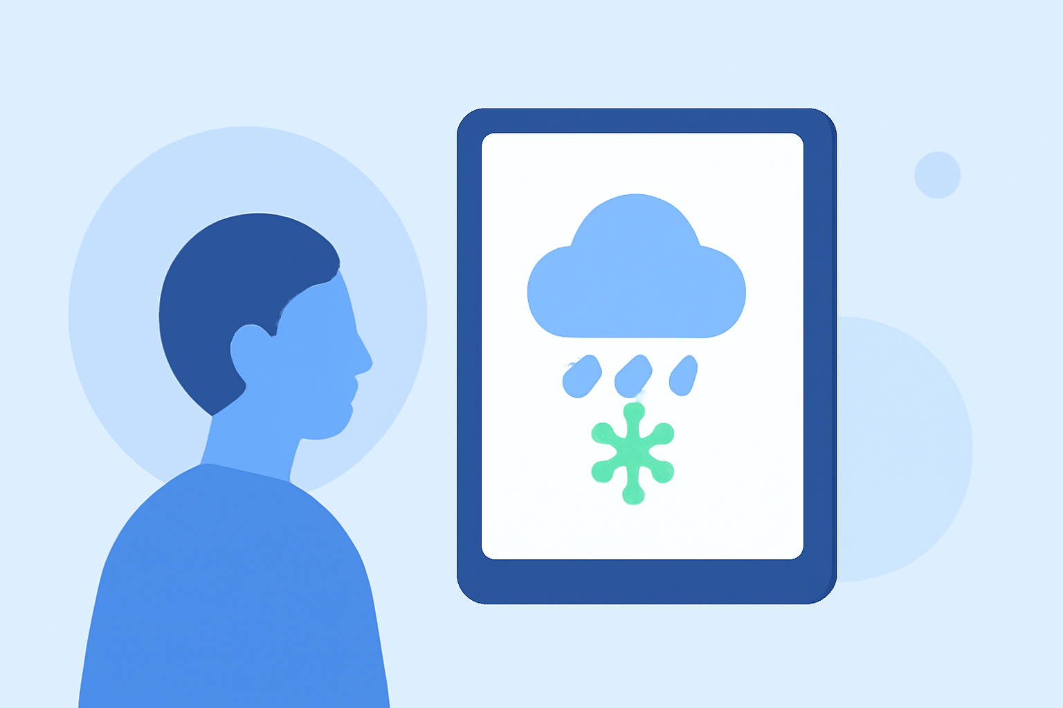 Understanding Sleet Forecasts for Beginners on iPad
