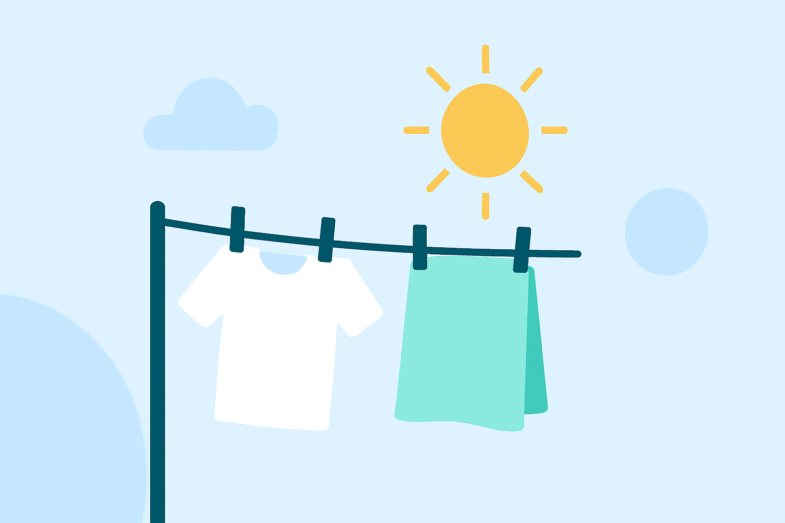 Optimal Weather Conditions for Outdoor Laundry Drying
