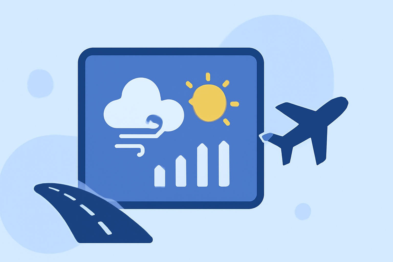An Introduction to Airport Weather Forecasts for Road-and-Air Trips