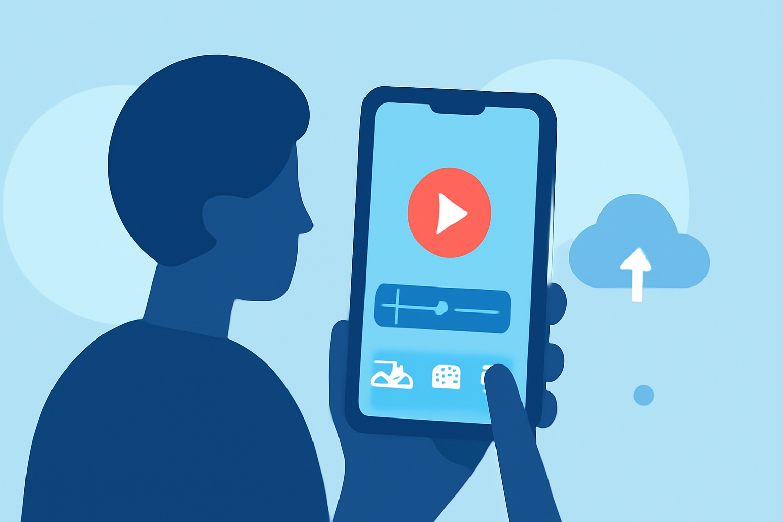 Quick Above-the-Clouds Clip Editing on Your Phone