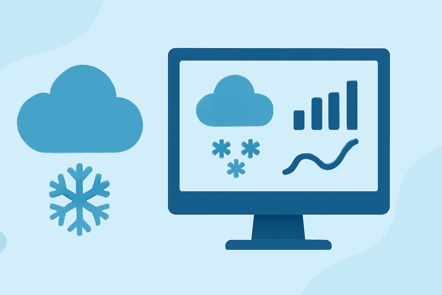 Long-Term Weather Forecasts Step by Step During Winter Storms