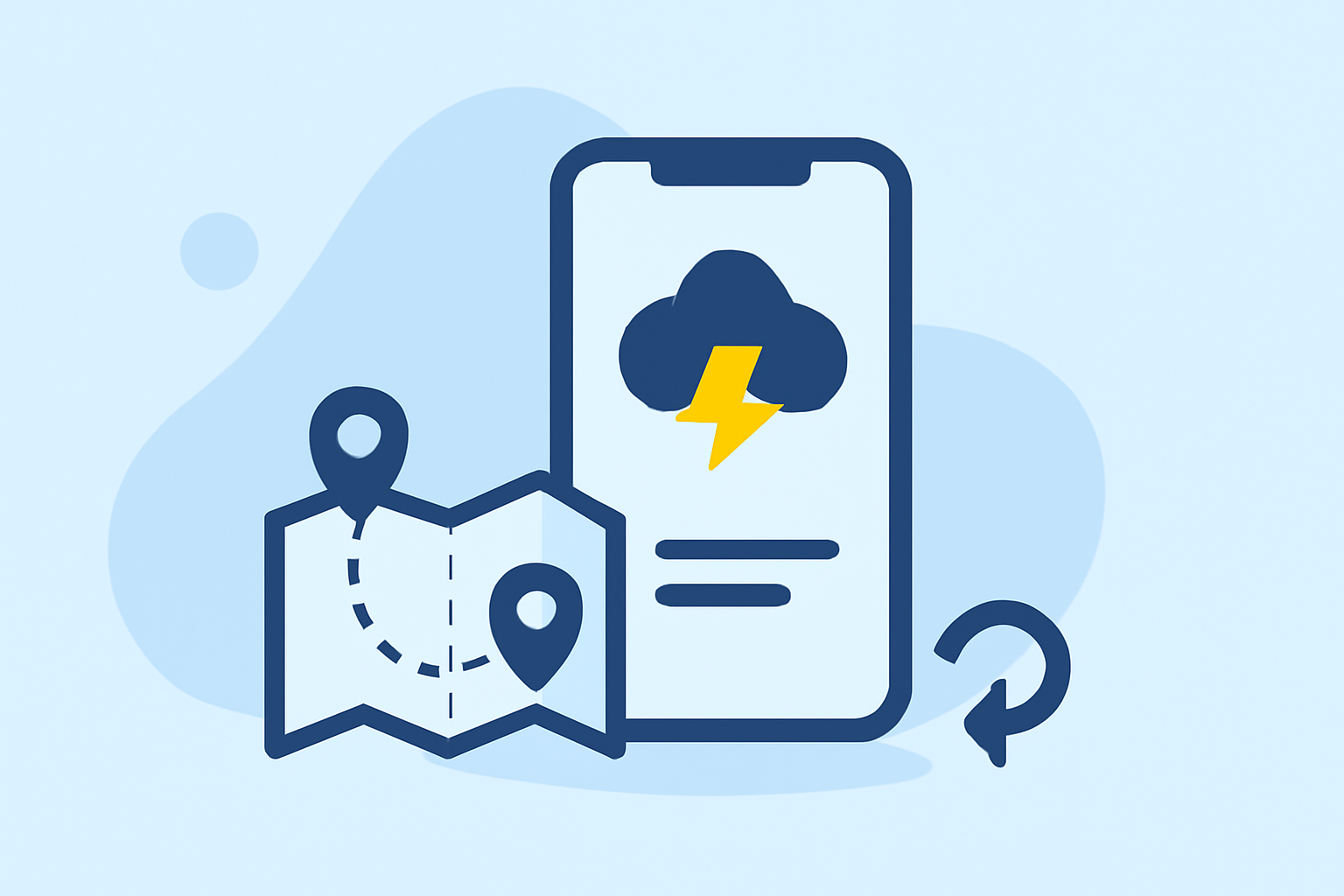 Recovering Travel Plans After a Storm Explained on iPhone
