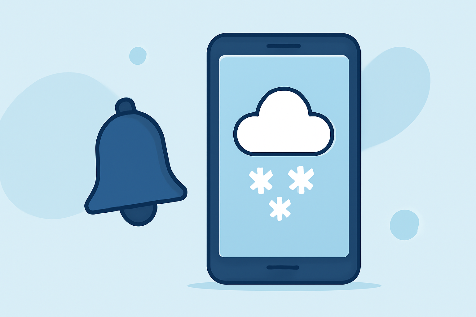 Easy Snowfall Alerts on Android