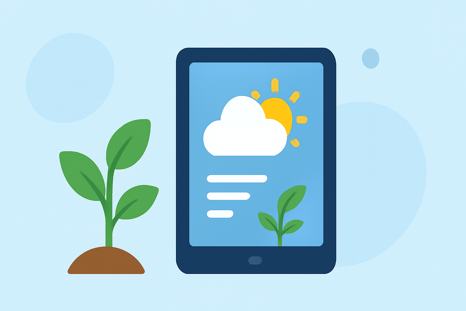 Gardening Weather Insights for Tablet Users