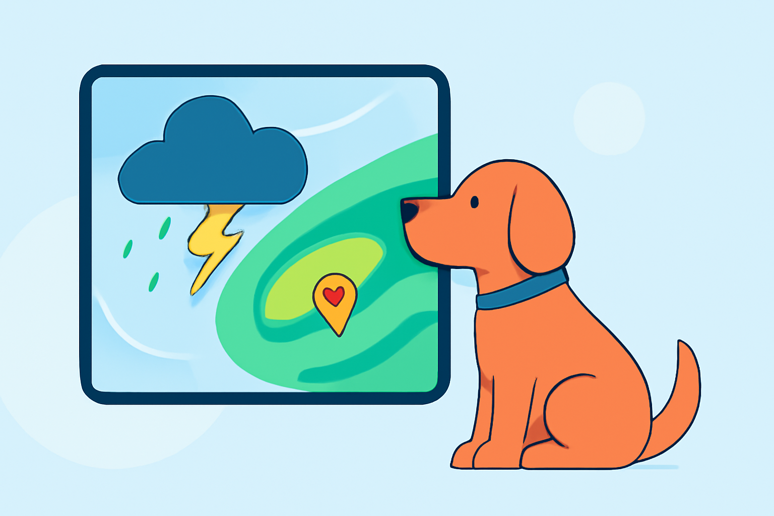Easy Animated Weather Radar for Pet Owners