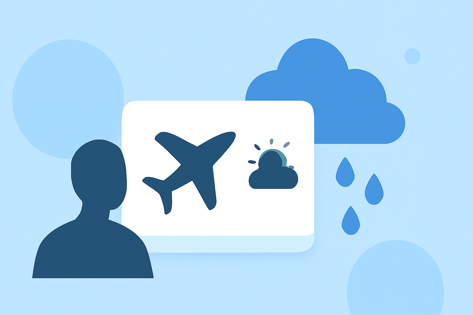 Predicting Flight Delays from Weather Forecasts: A Beginner's Guide