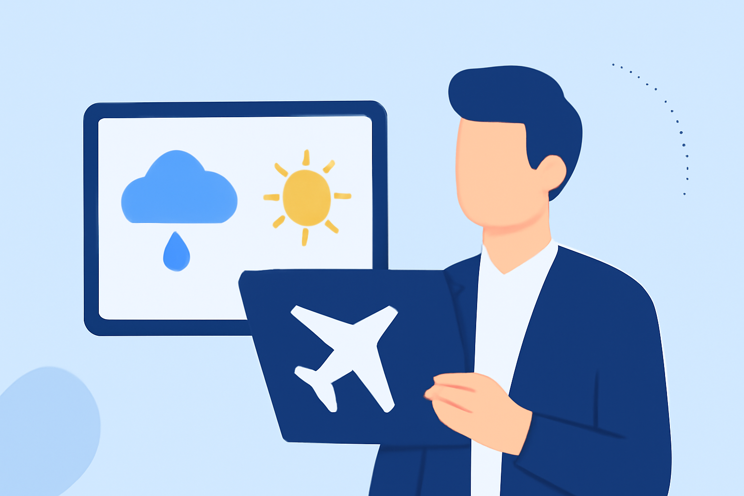 Predicting Flight Delays from Weather Forecasts: A Beginner's Guide for Business Travelers