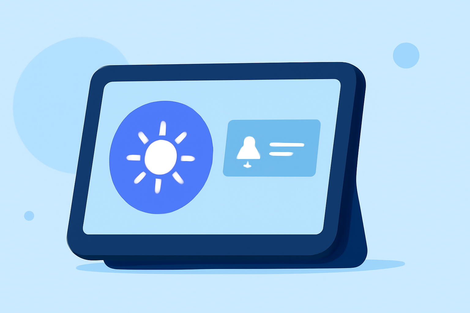 UV Notifications Guide on a Smart Display