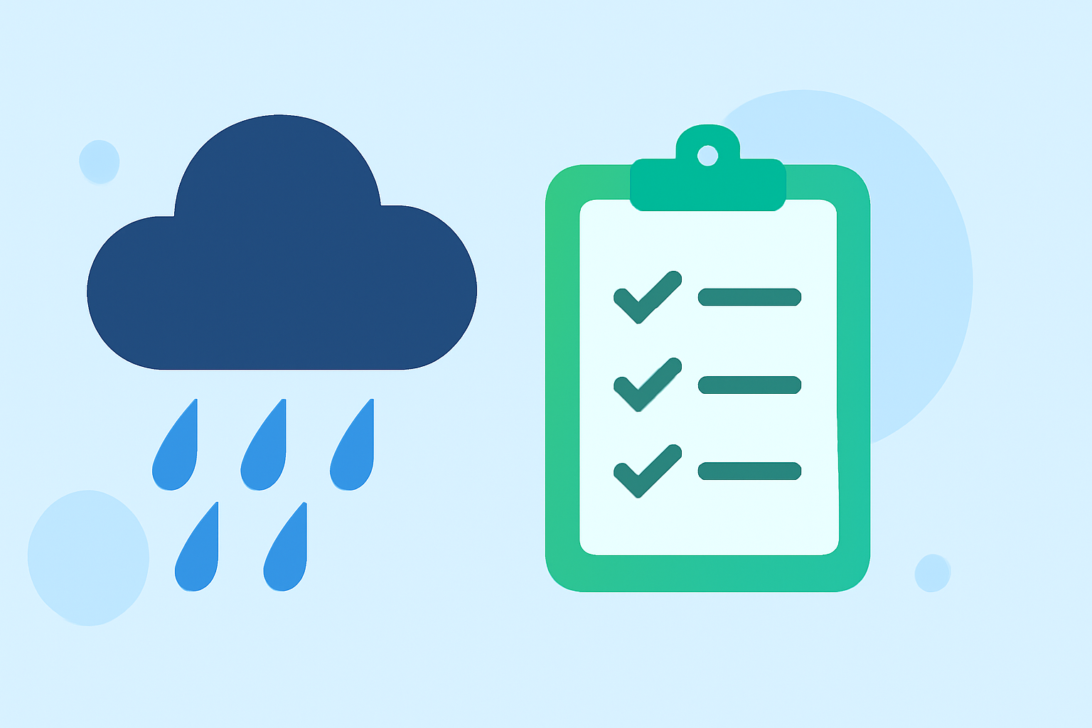 Precipitation Intensity Checklist During Pollen Season