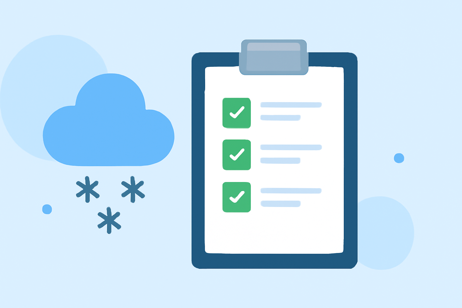 Snowstorm Preparation Checklist: The Easy Way