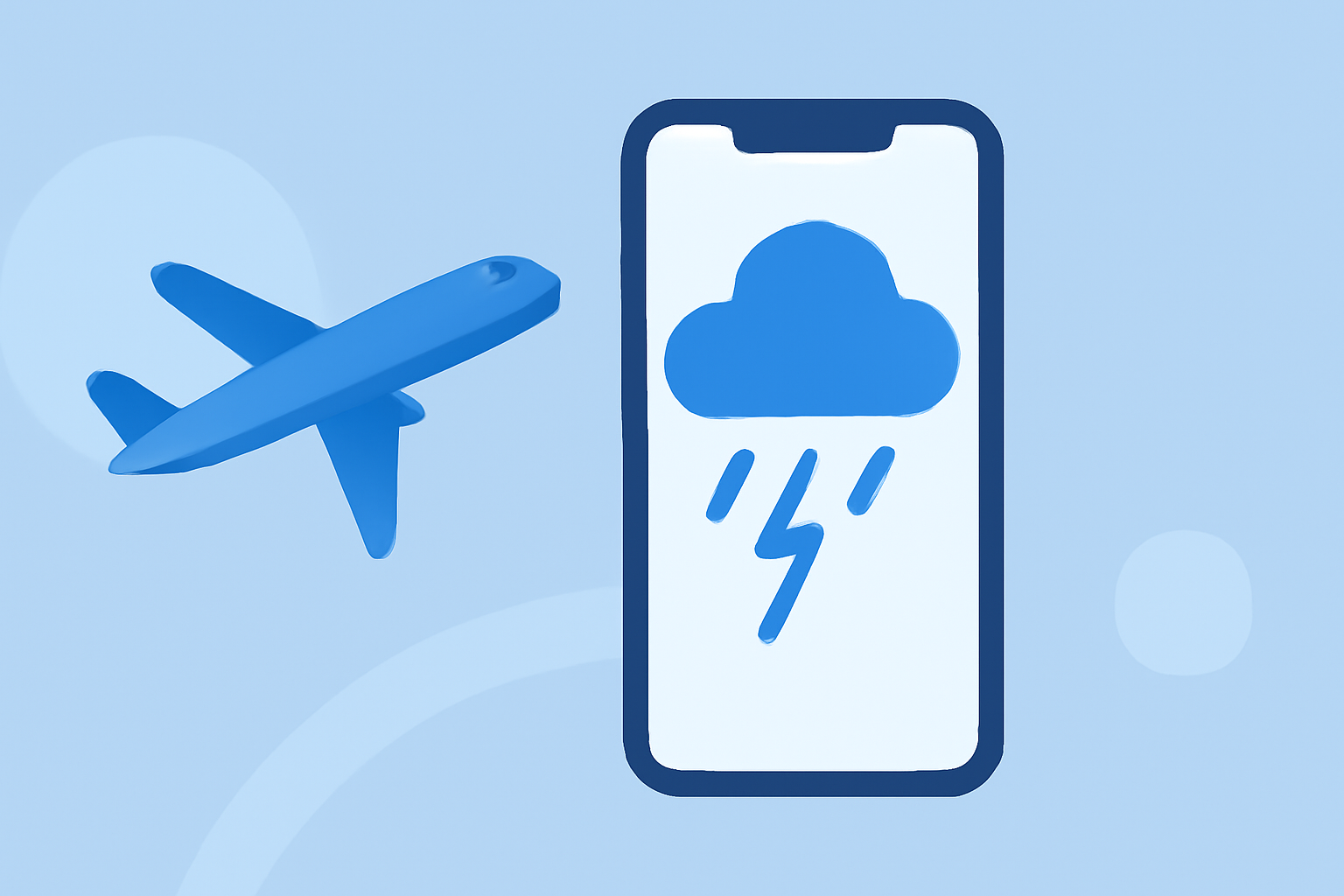 How Weather Causes Flight Delays on Android