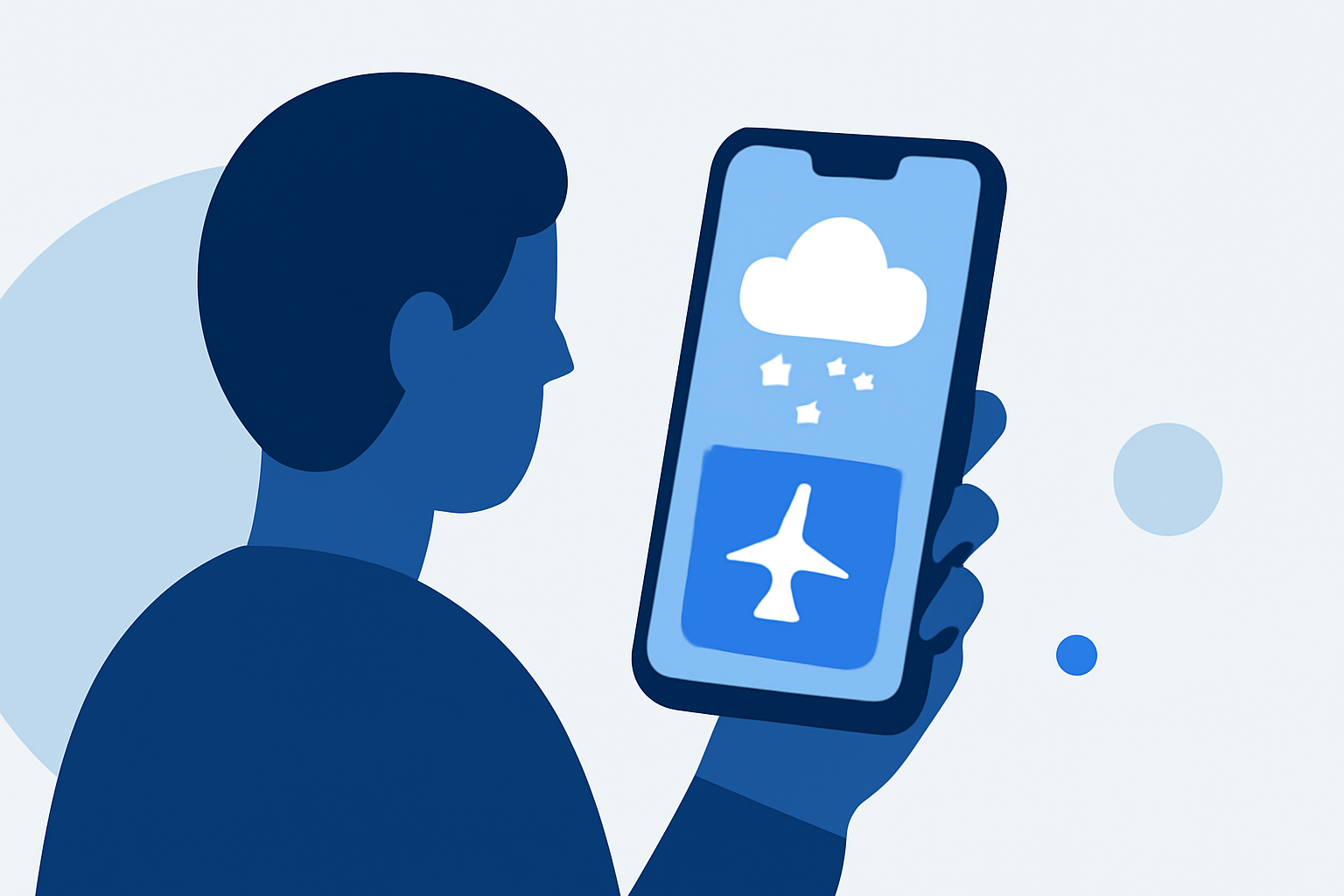 How to Monitor Snow Conditions at Your Departure Airport Using Your Phone