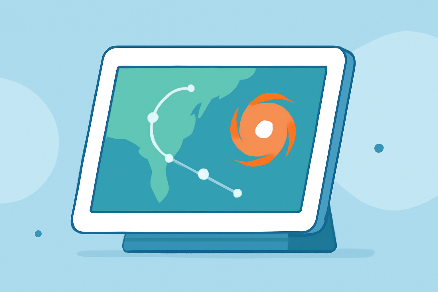 An Introduction to Storm Path Tracking on Smart Displays