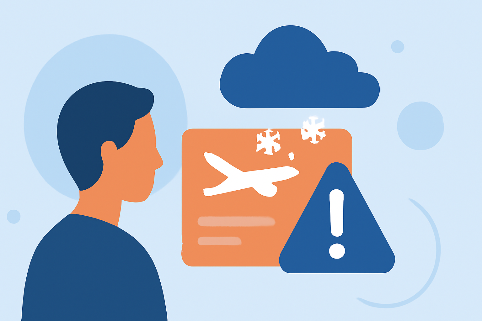 Managing Flight Delays Due to Snow at Your Departure Airport
