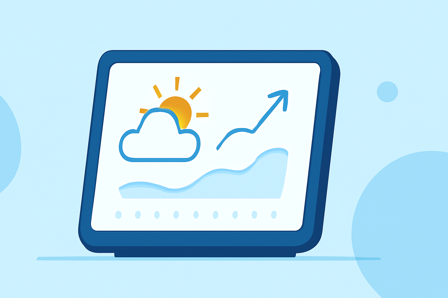 An Introduction to Long-Range Forecasts on a Smart Display