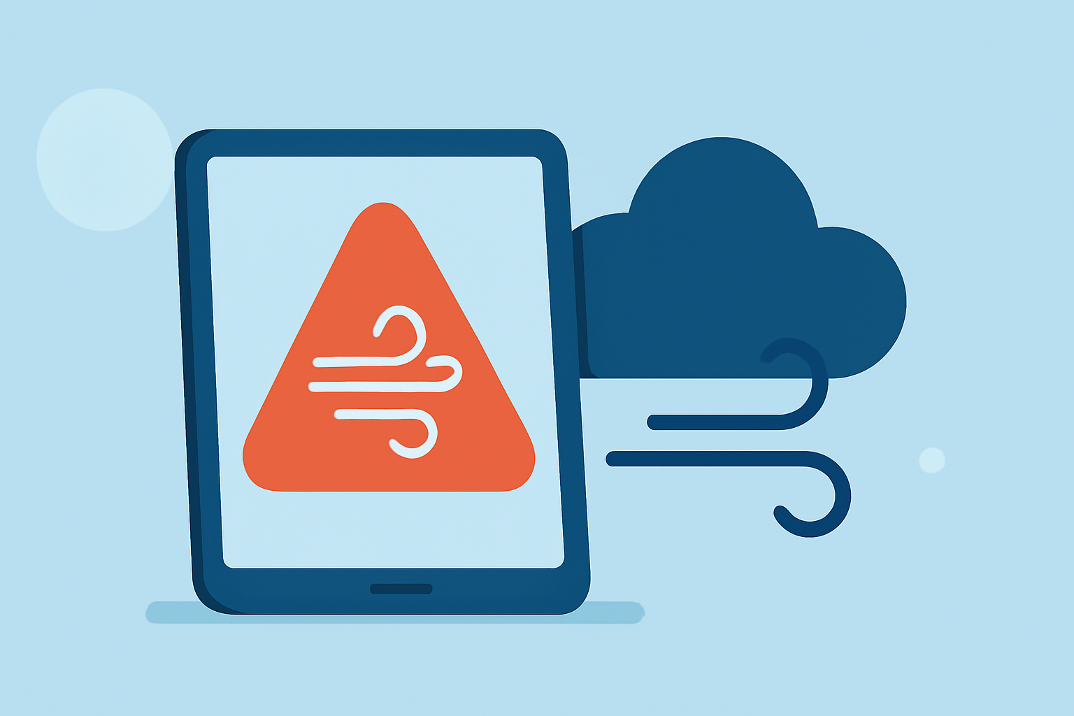 Understanding High Wind Alerts on Your Tablet