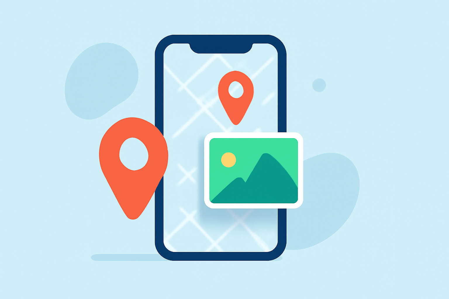A Beginner's Guide to Adding Destination Pins and Image Overlays on Your Phone's Map