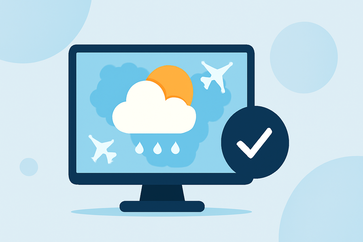 Tracking Weather at Both Airports Explained