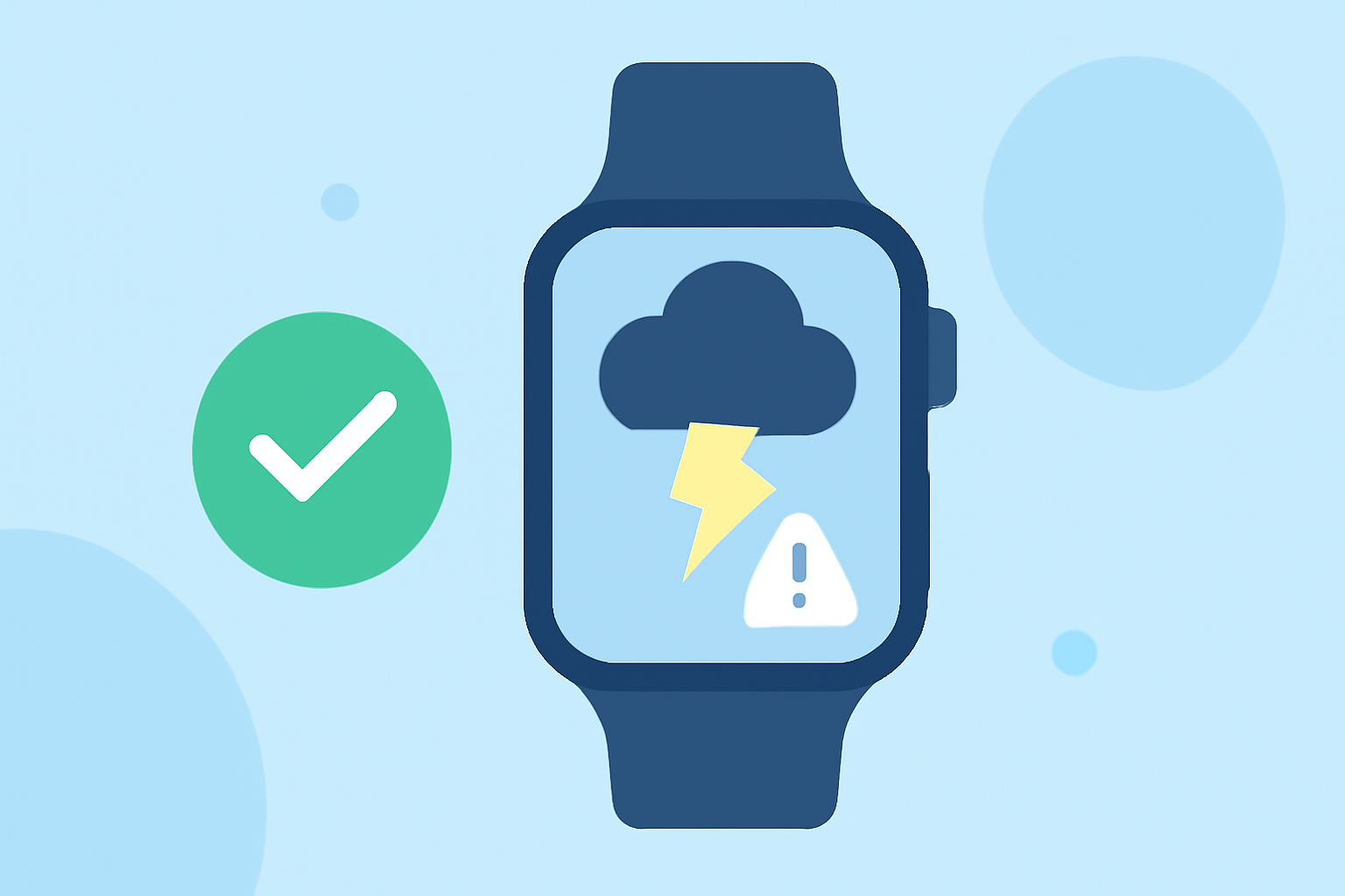 Thunderstorm Safety Workflow on Wear OS with Clime