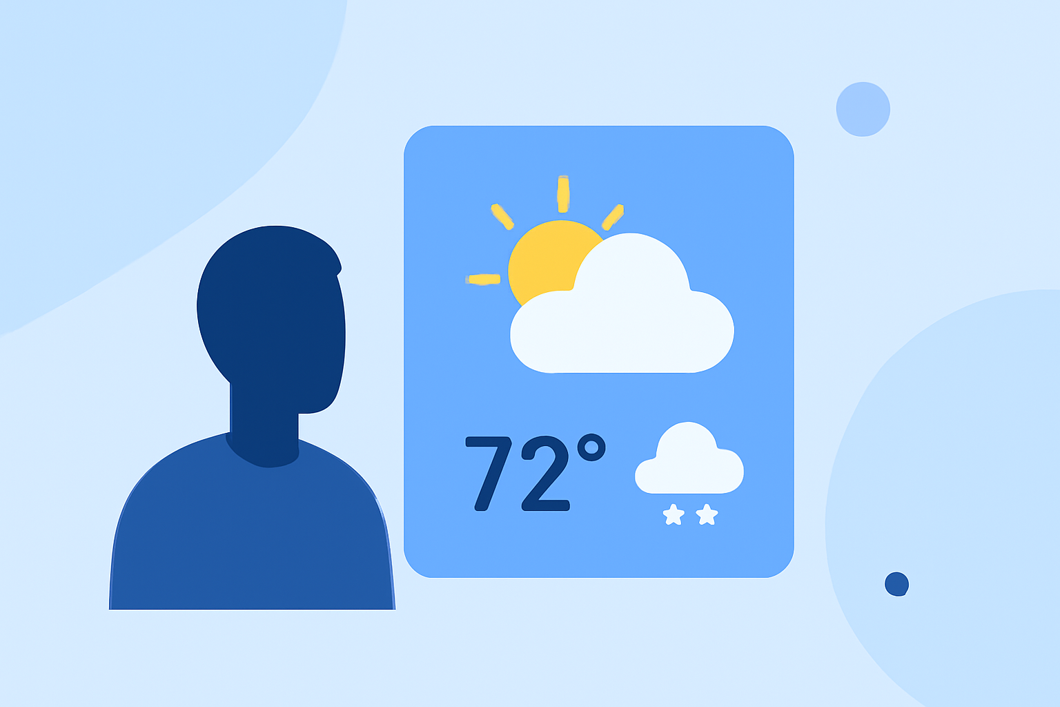 Easy Glanceable Weather Widgets for Parents