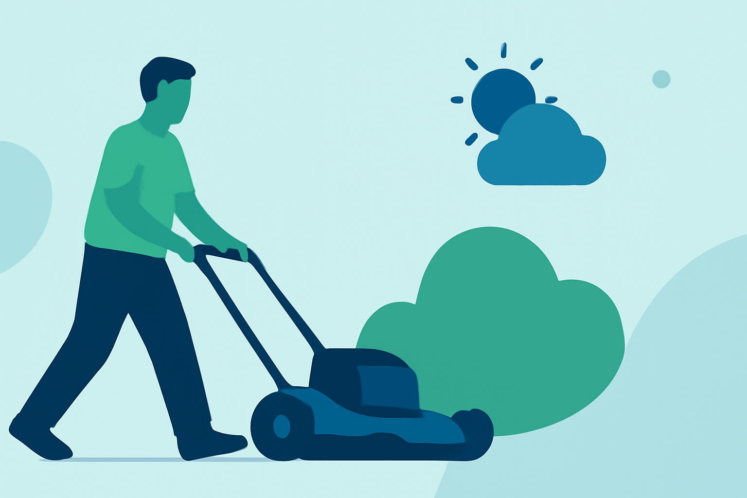 Optimizing Lawn Care During Workouts: A Weather-Sensitive Approach