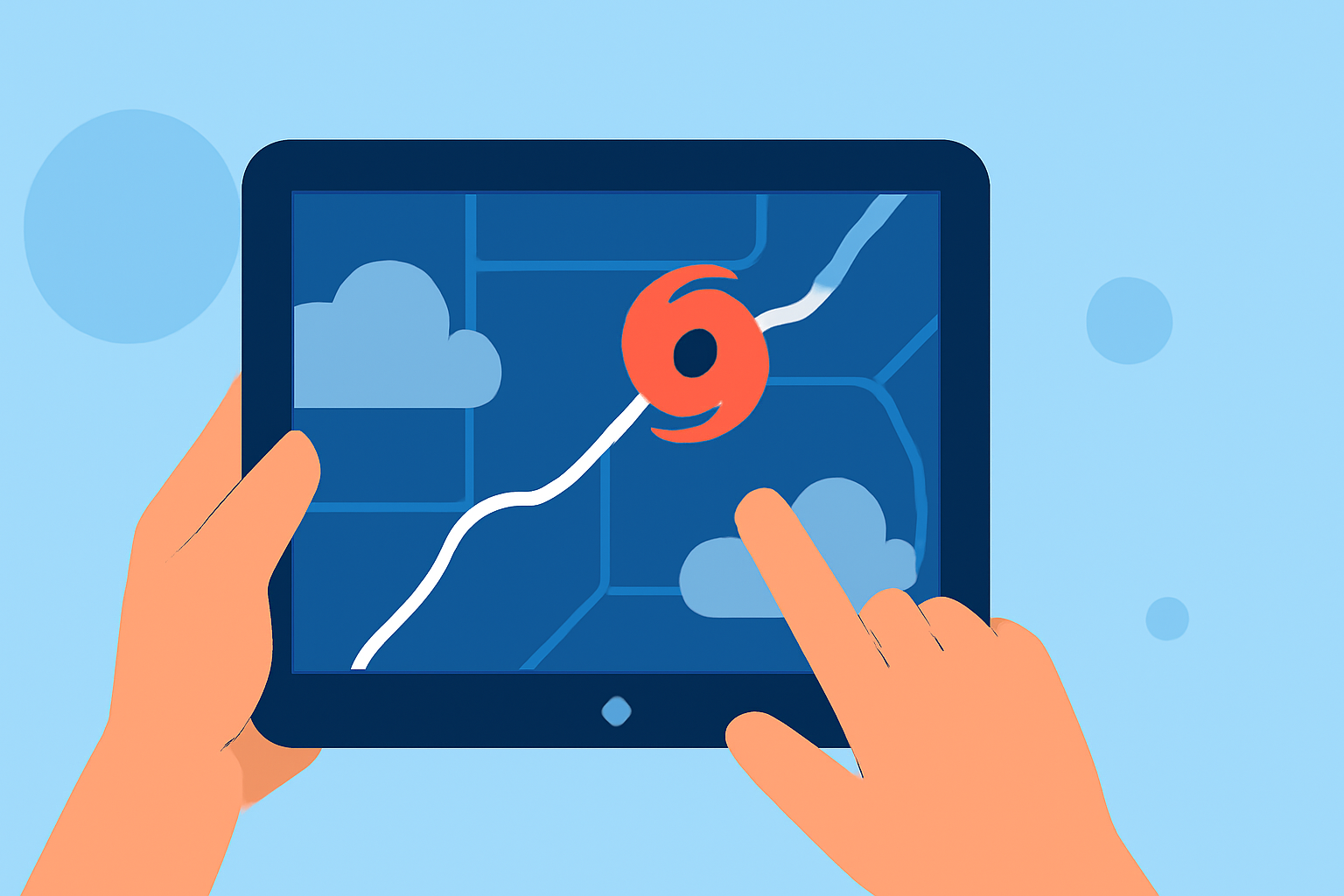 Storm Path Tracking Mistakes to Avoid on a Tablet