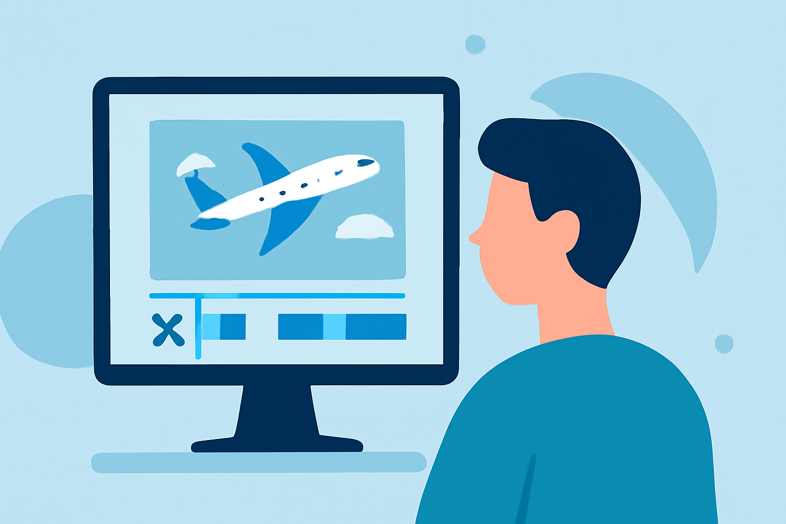 Enhancing Family Travel Videos with Aviation B-Roll Editing