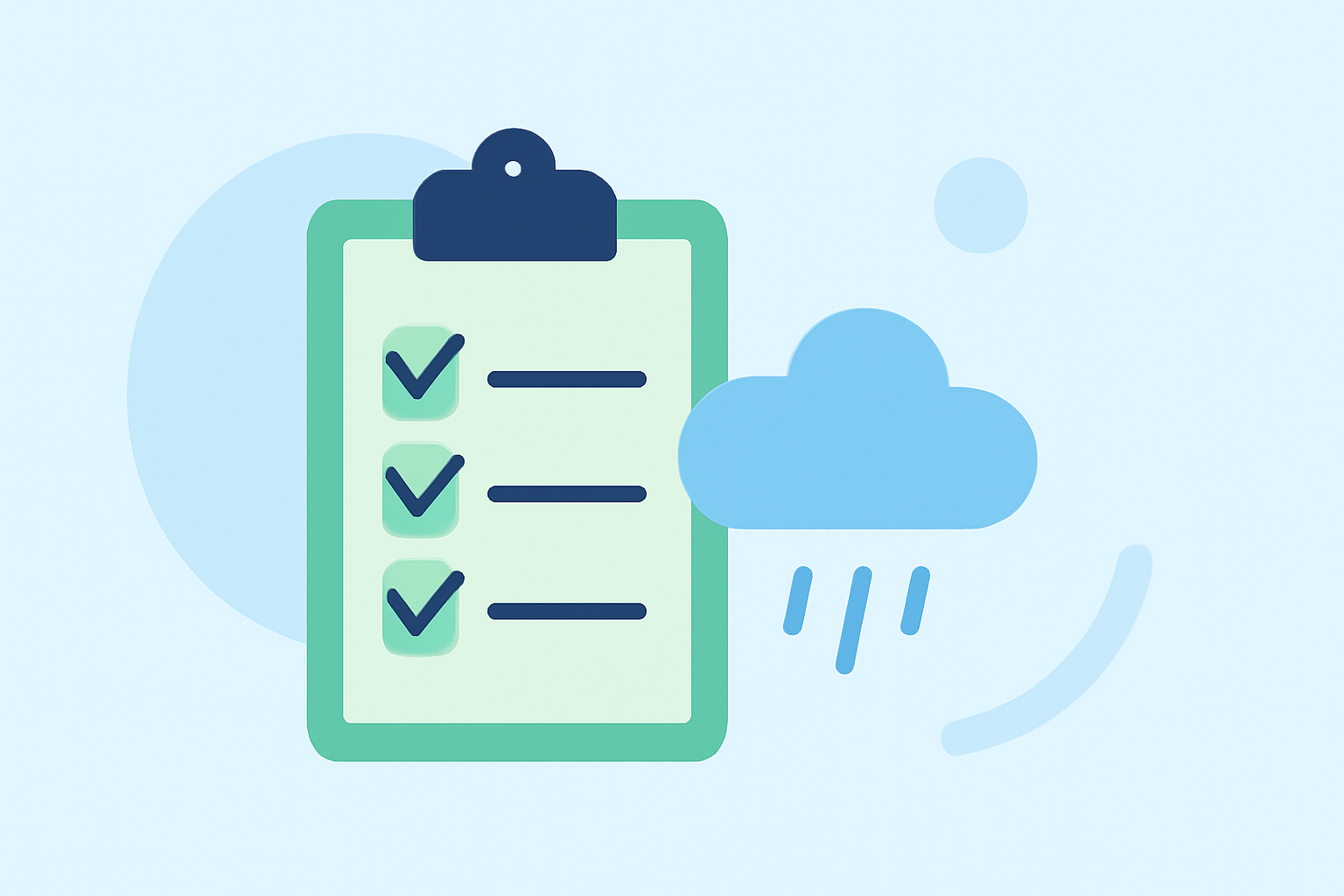 Avoiding Common Mistakes in Weather-Aware To-Do Lists