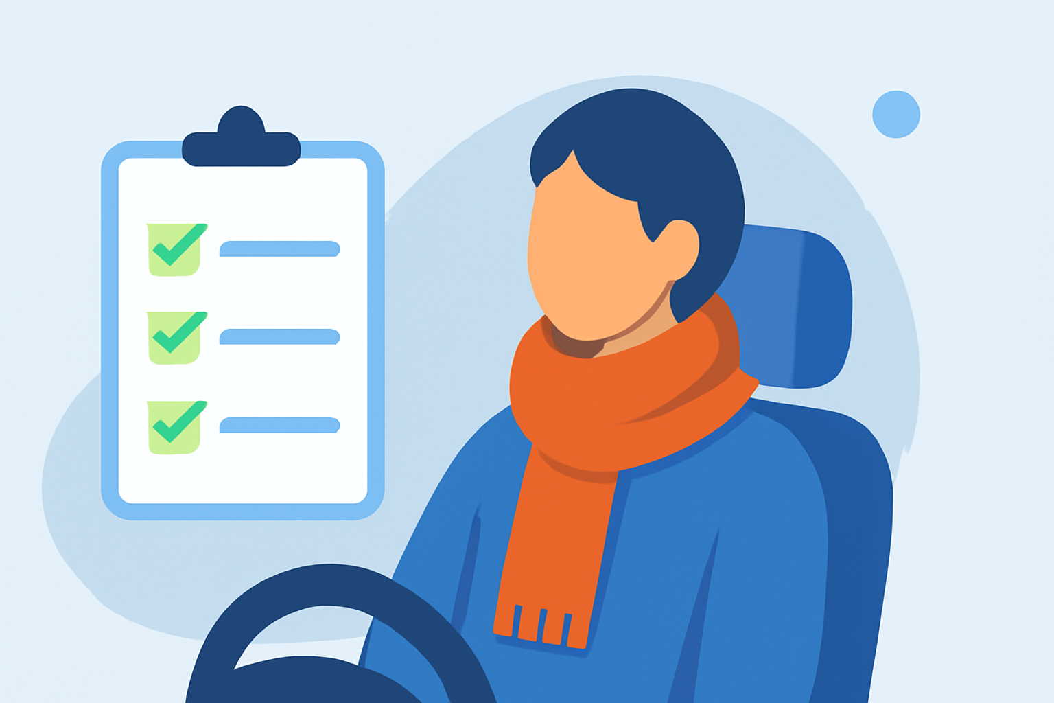 Best Clothes for the Weather Checklist in the Car