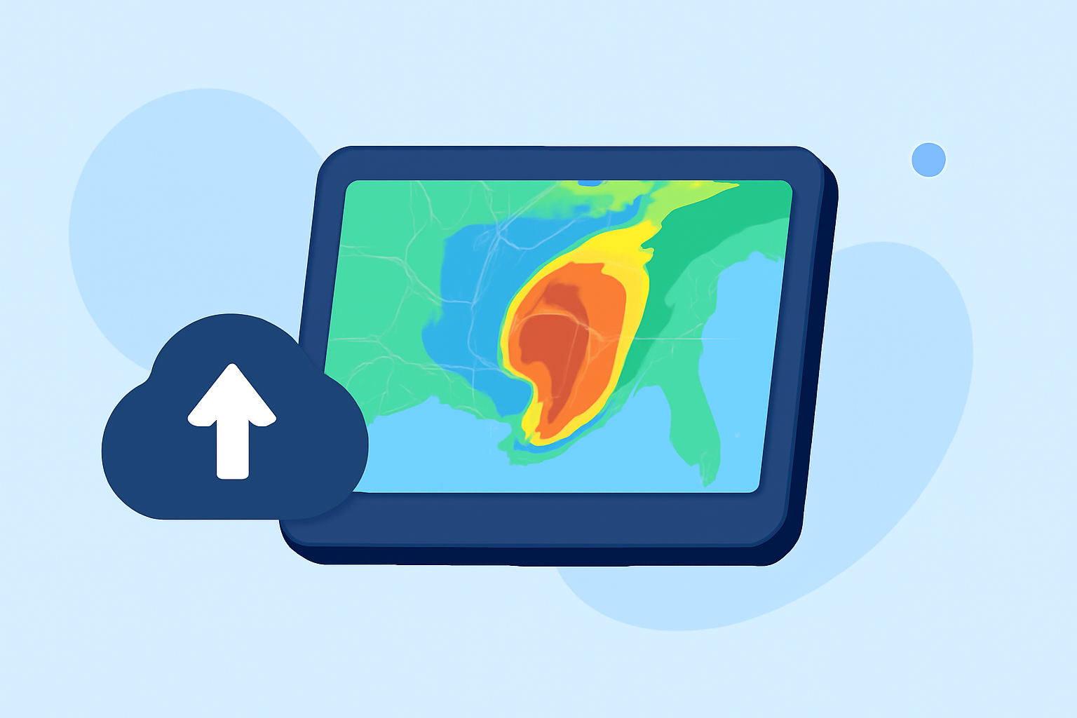Maximizing Storm-Relative Velocity Maps on Smart Displays