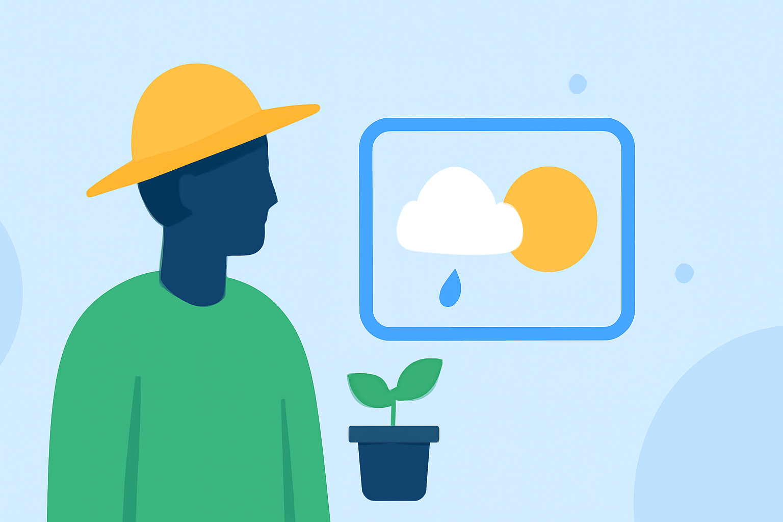Weather Forecasting for Gardeners on Business Trips