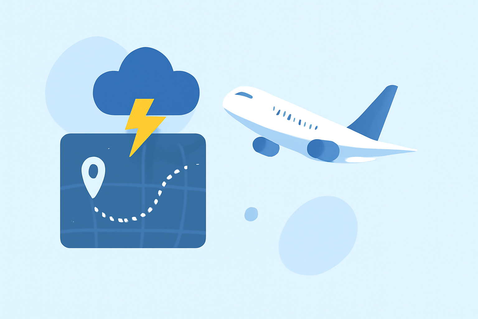 How to Effectively Track Storms Along Your Flight Route for Connecting Flights