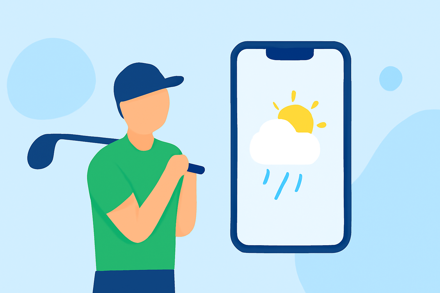 Quick Weather Updates for Golfers on the Go