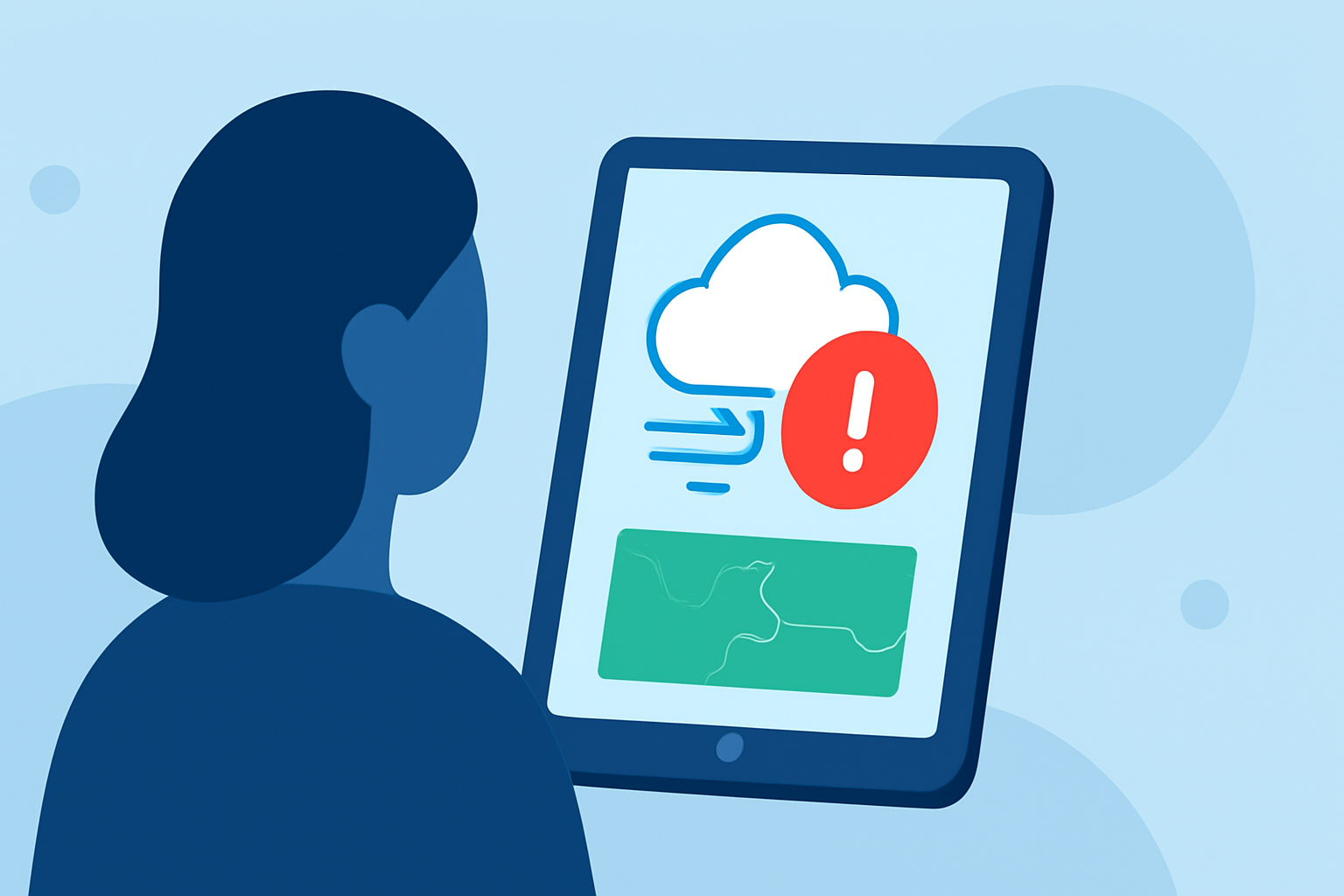 Enhancing Respiratory Health with Clime's Weather Alerts on iPad