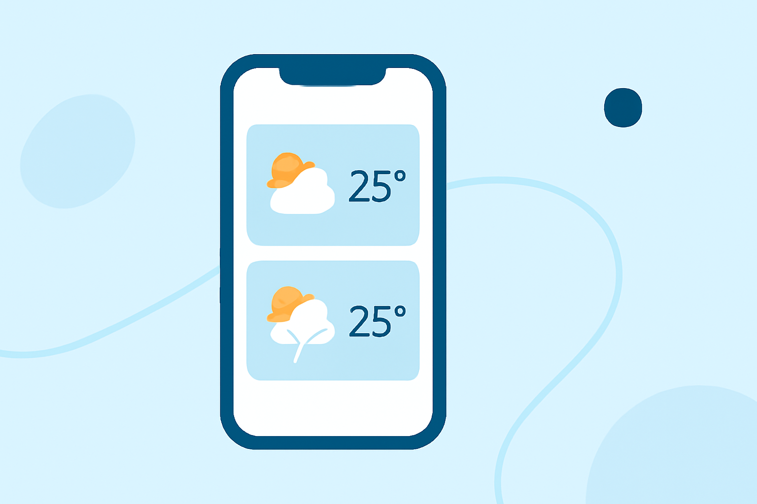 Easy Travel-Day Weather at Both Airports on the Go