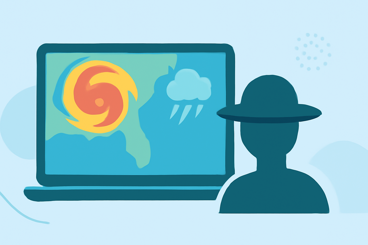 Animated Weather Radar Examples for Gardeners