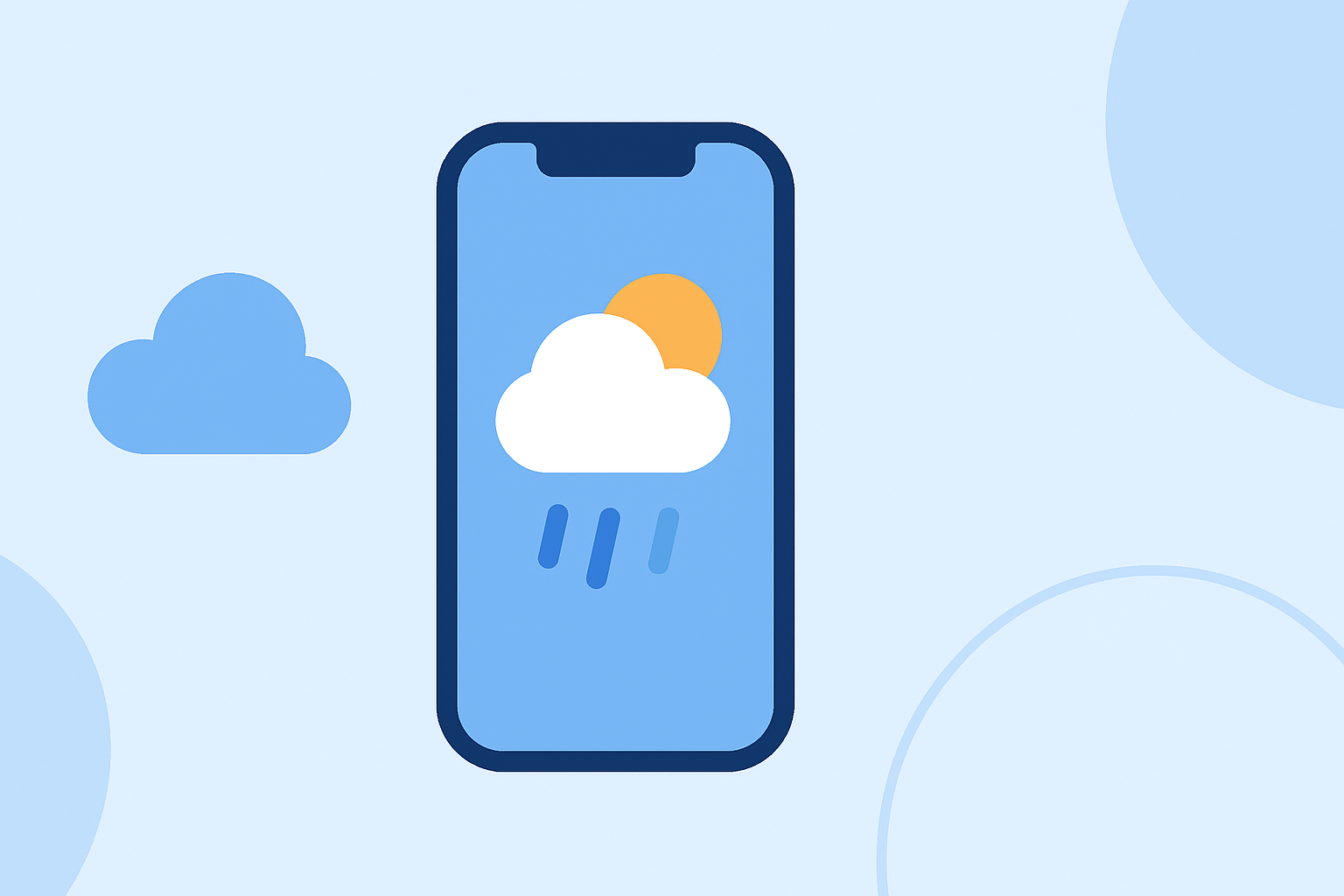 Quick Weather for Outdoor Reading on iPhone