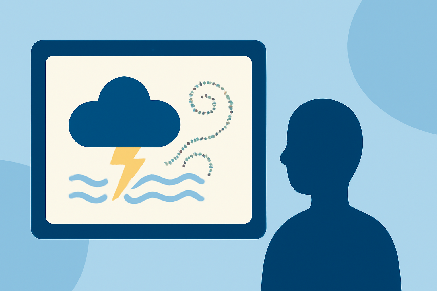 Understanding Turbulence Near Thunderstorms on Your iPad