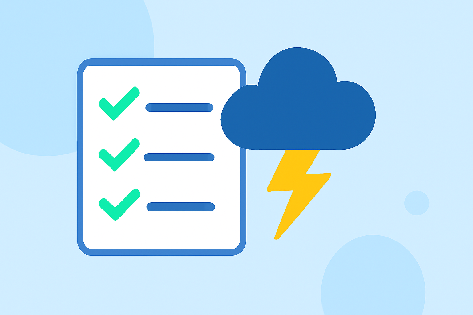 Thunderstorm Safety Checklist for Winter Storms