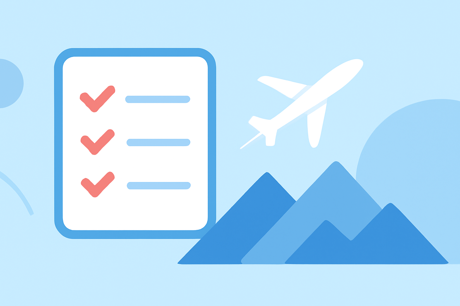 Turbulence Over Mountains: A Checklist for Vacation Planning
