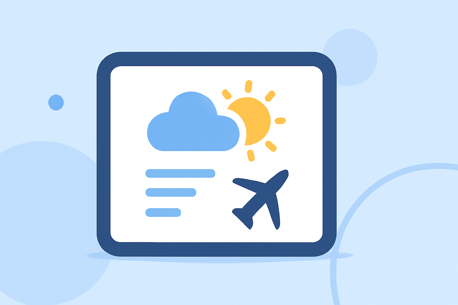 How to Track Weather Around Your Flights on iPad