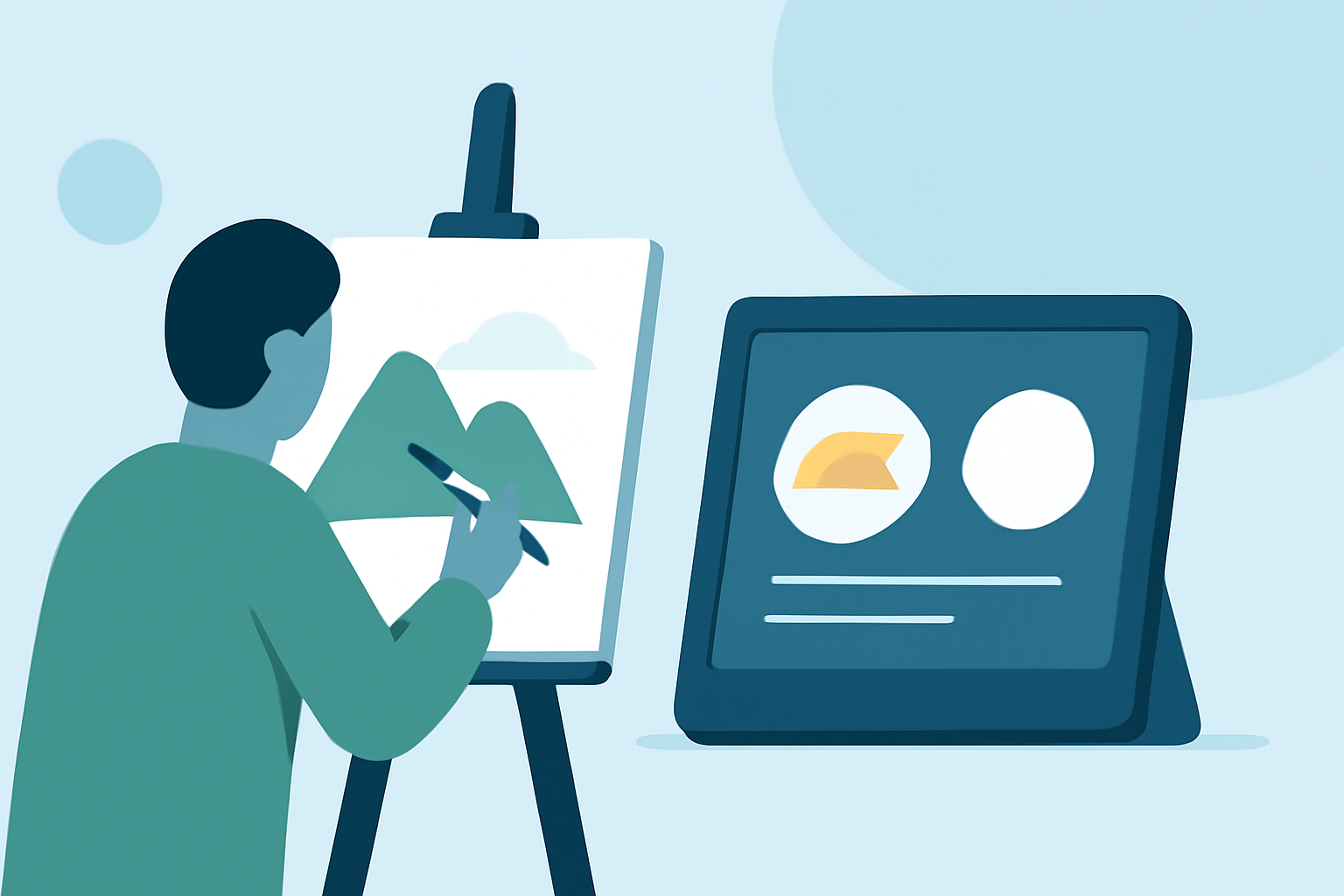 Enhancing Outdoor Painting with Real-Time Weather Updates on Smart Displays